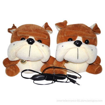 Dancing Dog Cartoon USB Speaker, Plug-and-Play, 2-year Warranty, Custom Available, Pretty Packing